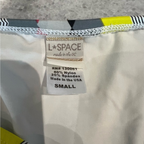 L*Space Zigzag Bikini Bottom in Yellow, Red, and Black - Picture 3 of 3